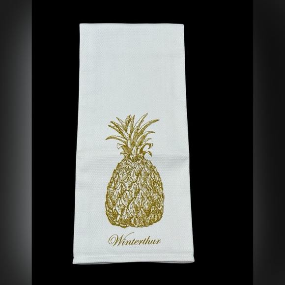 Winterthur Pineapple Dish Towel - Picture 1 of 7